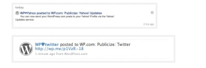Wordpress Publicize results for Yahoo! Profiles and Twitter